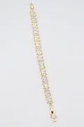 Riven Kadın Gold Zirkon Taşlı Bileklik (17+2cm)