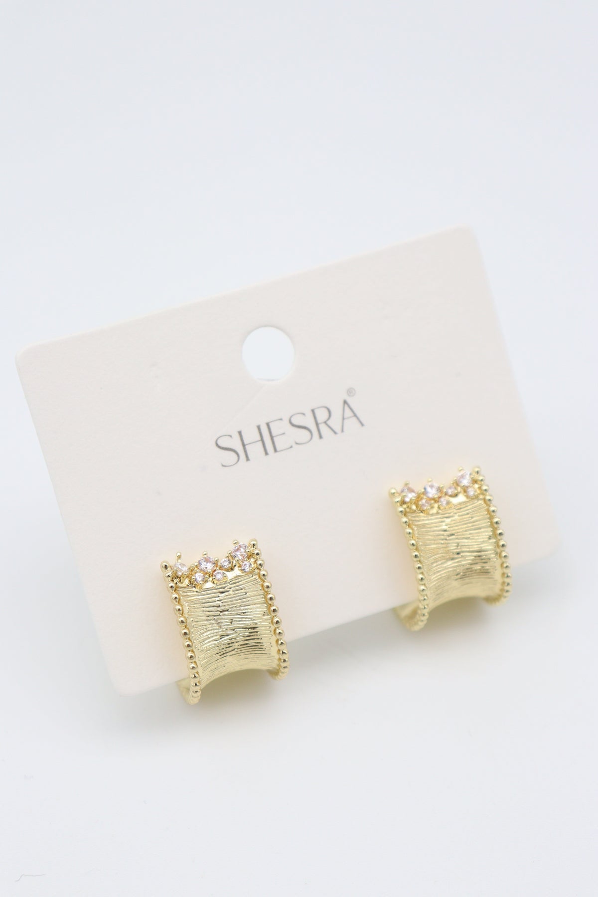Solena Gold Kadın Altın Çelik Küpe 15mm