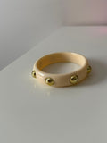Gold Detay Bej Bileklik