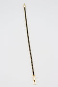 Dena Kadın Zirkon Taşlı  Gold Renk Zincir Detaylı Bileklik (17+2cm) (Kopya)