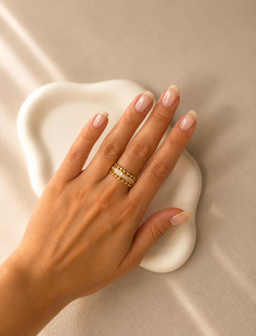 Gold Stone Yüzük