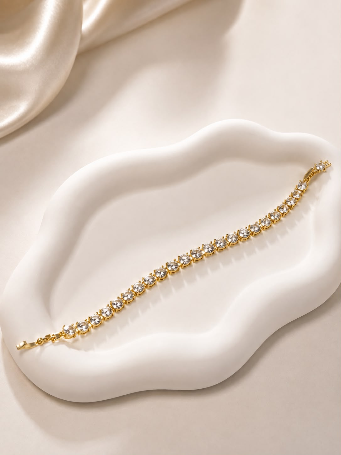 Gold Stone Su Yolu Bileklik