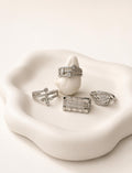Silver Yüzük Set