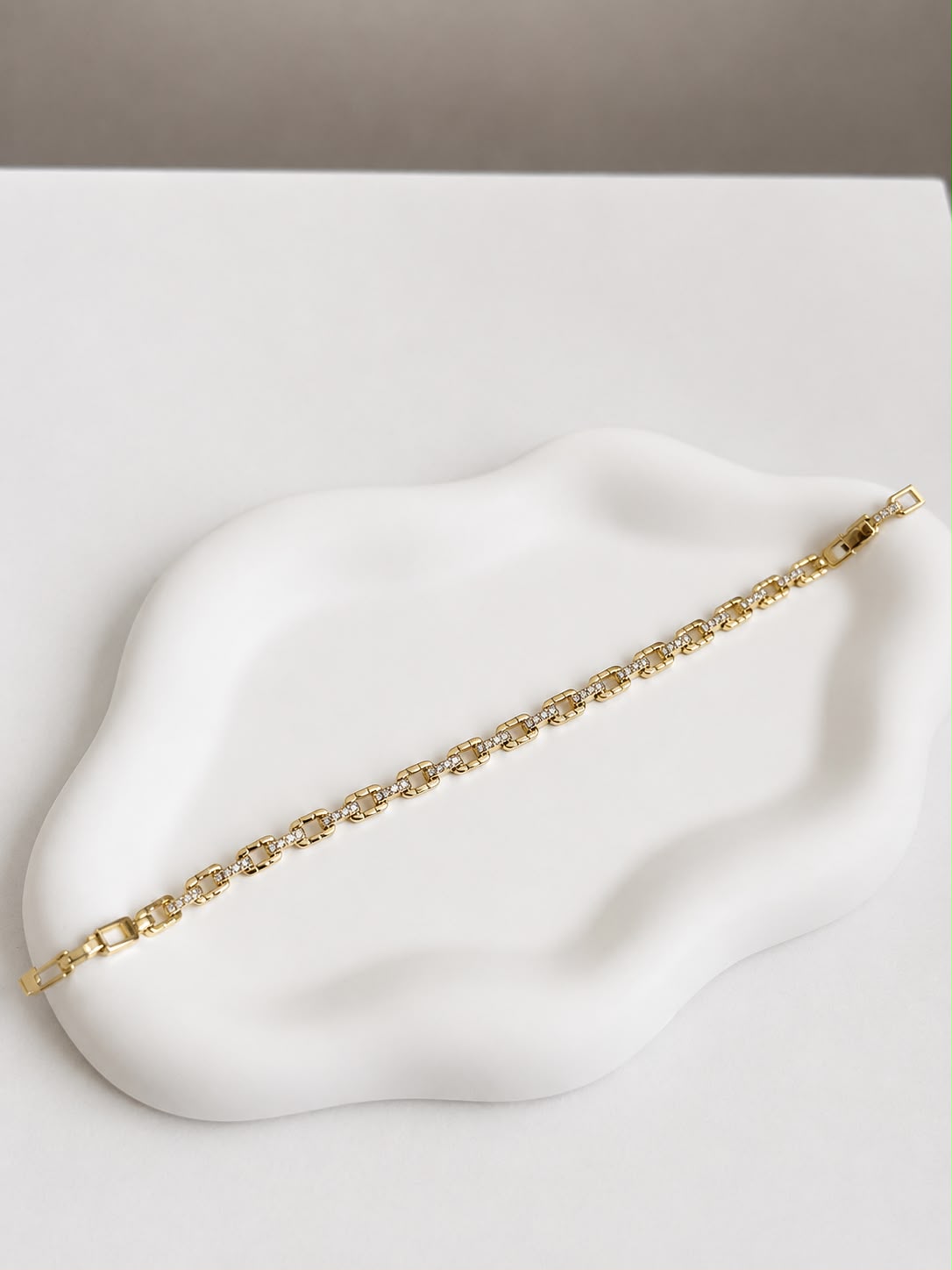 Taşlı Chain Bileklik
